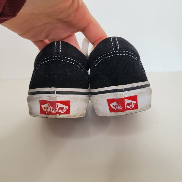 Vans Old Skool Checker Floral Black Cherry Butterfly Embroidery Women 5.5 - Picture 3 of 10